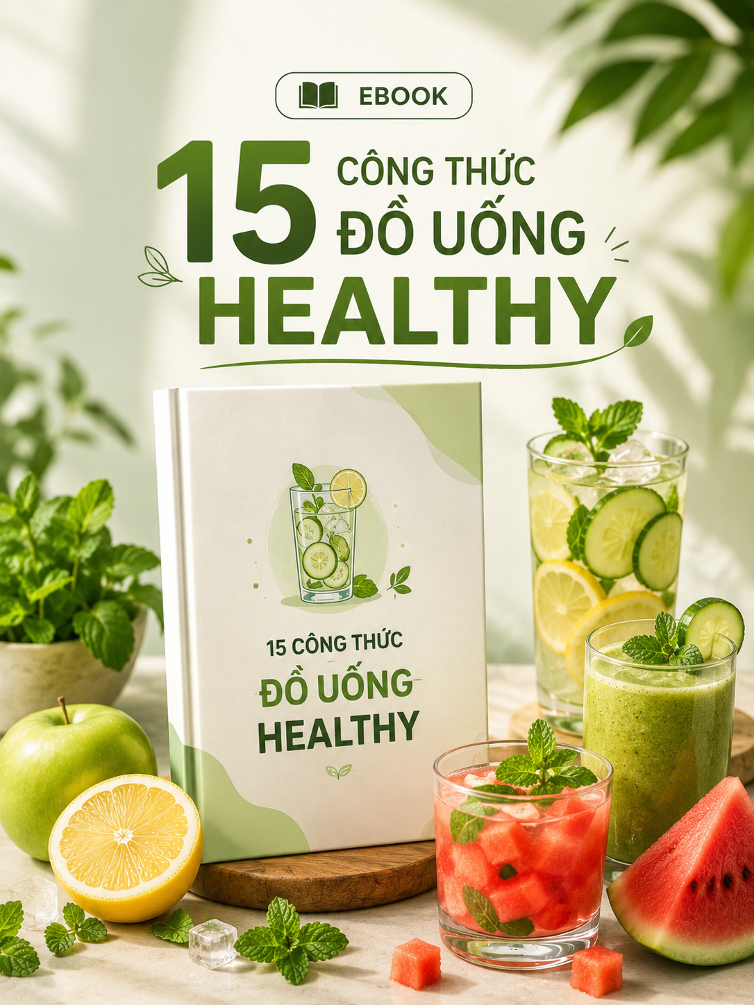 15 CÔNG THỨC ĐỒ UỐNG HEALTHY THANH LỌC CƠ THỂ TỰ NHIÊN MỖI NGÀY
